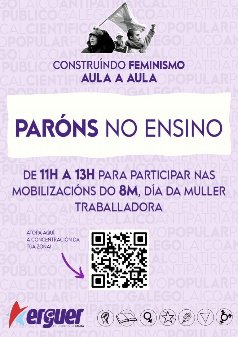 La organización estudiantil ‘Erguer’ convoca un parón de dos horas el 8M por «una enseñanza feminista y no patriarcal»