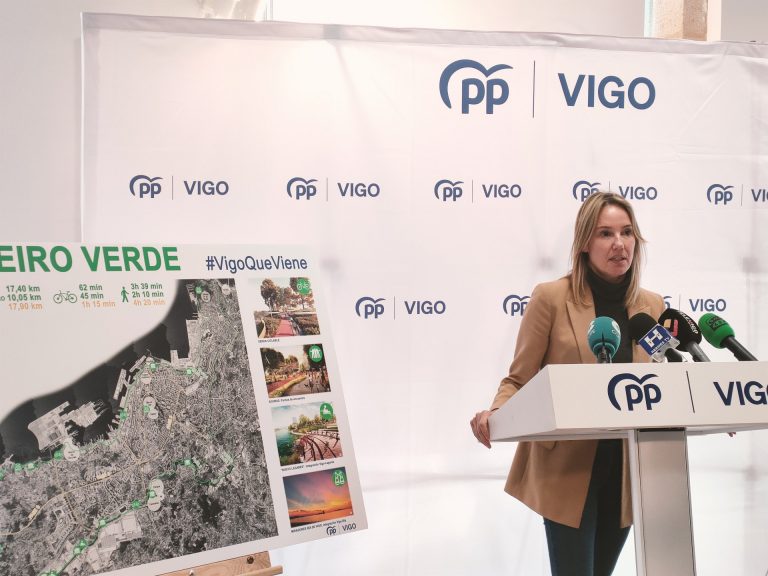 Fernández-Tapias propone una «malla» de 45 kilómetros de senderos sostenibles en Vigo y recuperar el cauce del Lagares