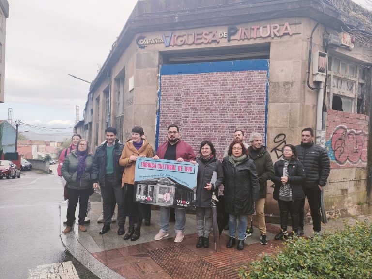 El BNG de Vigo propone convertir la fábrica de pintura abandonada de Teis en una gran factoría de creación cultural