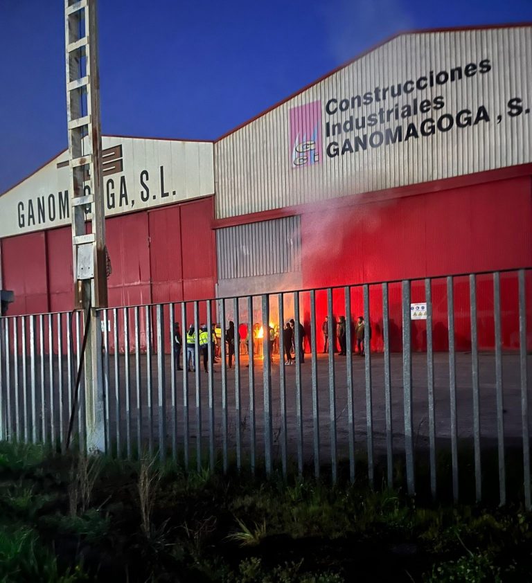 El comité denuncia el «cierre patronal» de la planta principal de Ganomagoga en Ponteareas (Pontevedra)