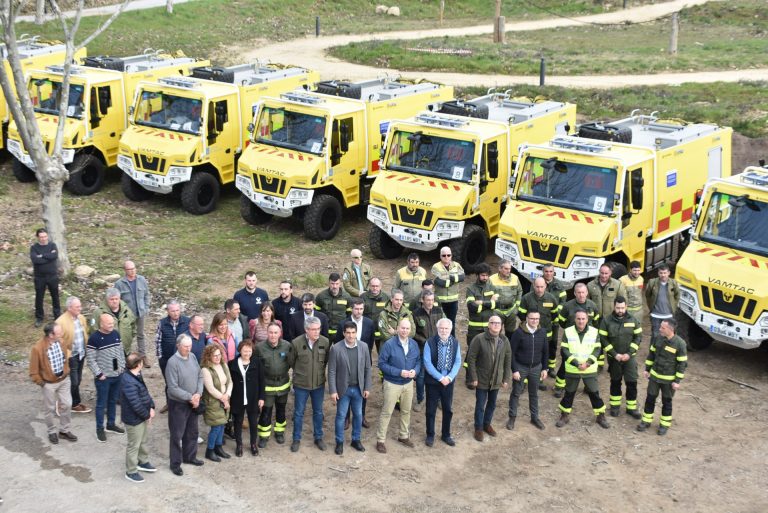 Diputación y Xunta convertirán a Ourense en «referente estatal» con el Centro Integral de Lucha contra el Fuego de Toén