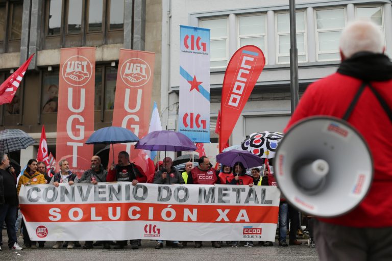 Trabajadores del sector del metal de Lugo amenazan con huelga el 10 de mayo si no se aplica la subida del IPC