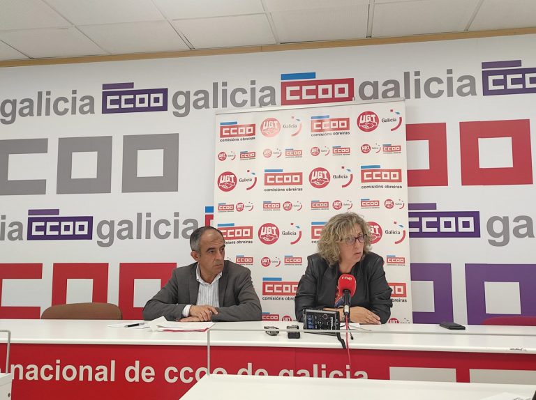 UGT y CC.OO convocan movilizaciones en Galicia el 1 de mayo para «bajar precios, subir salarios y repartir beneficio»
