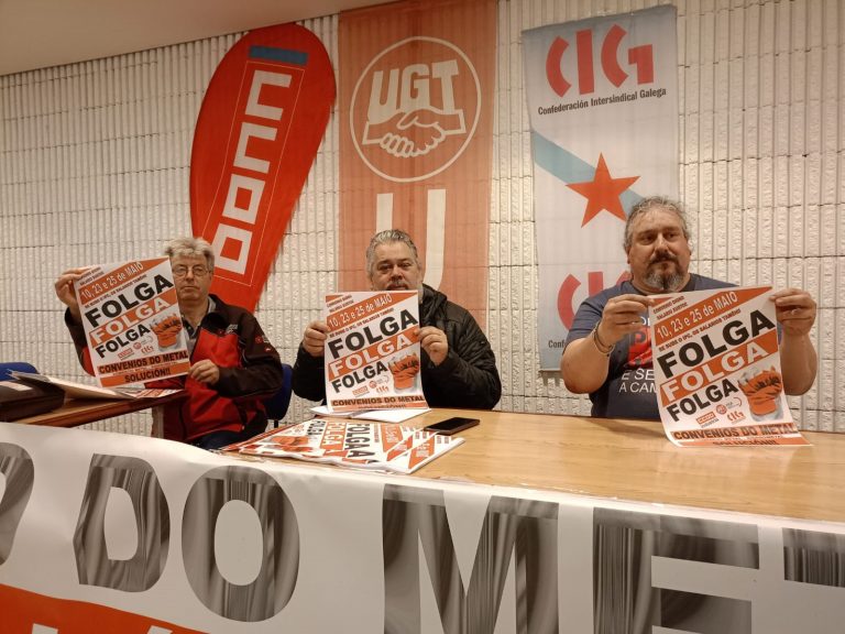 El metal de Lugo irá a la huelga el 10 de mayo para reclamar «un convenio digno»