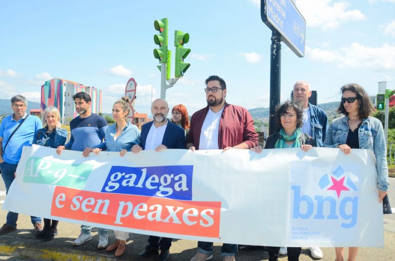 28M.- El BNG defiende en Vigo la transferencia de la AP-9 para que sea «libre de peajes» y critica el «bloqueo» del PSOE