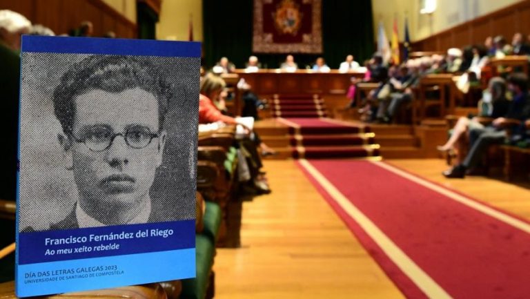 La USC ensalza la faceta universitaria de Francisco Fernández del Riego