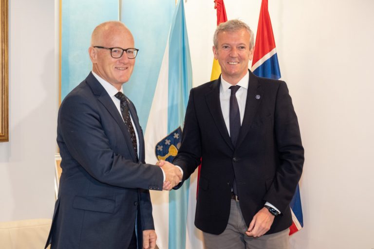 Rueda se reúne con el embajador de Noruega para afianzar las relaciones entre Galicia y el país escandinavo