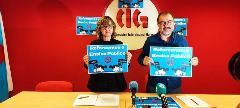 CIG y Anpas Galegas promueven una campaña para que «no se cierre» ningún aula ni escuela unitaria el curso que viene