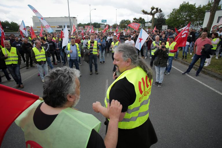 Amplio seguimiento en la segunda jornada de huelga del metal de Lugo y sindicatos esperan que la patronal «tome nota»