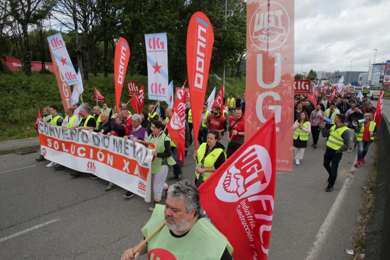 La huelga del metal de Lugo, «en aumento» en su tercera jornada al ver los sindicatos que la patronal les «toma el pelo»