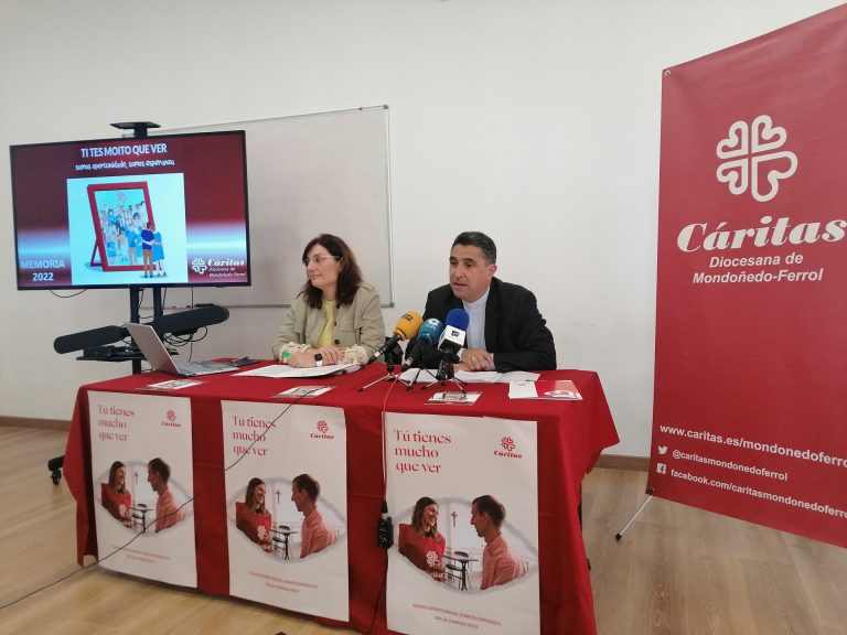Cáritas de Ferrol-Mondoñedo atendió a más de 4.100 personas en 2022, el 49% menores de 35 años