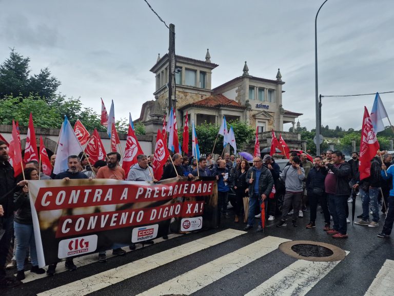 Sindicatos y patronal siguen sin acuerdo sobre el convenio del Metal de Pontevedra: «Nos invitan a ir a la huelga»