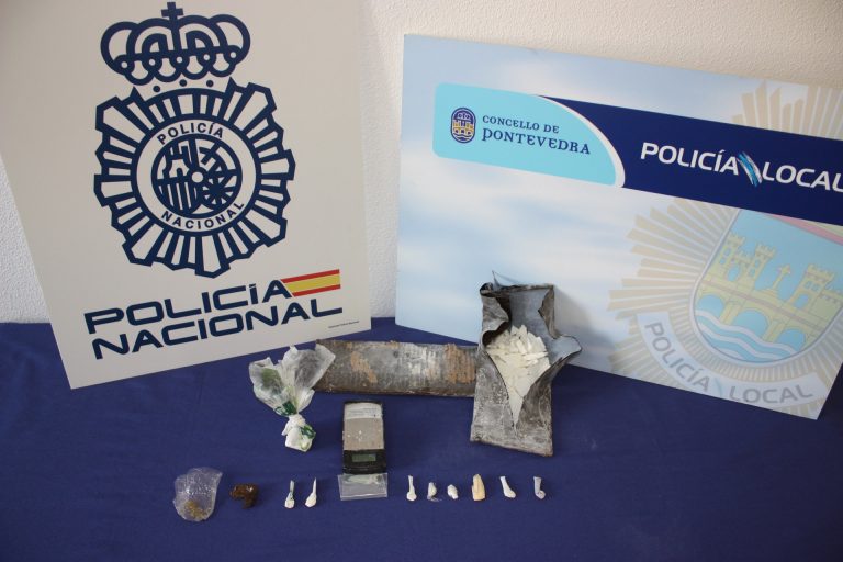 Desarticulado un punto de distribución al menudeo de cocaína en Pontevedra