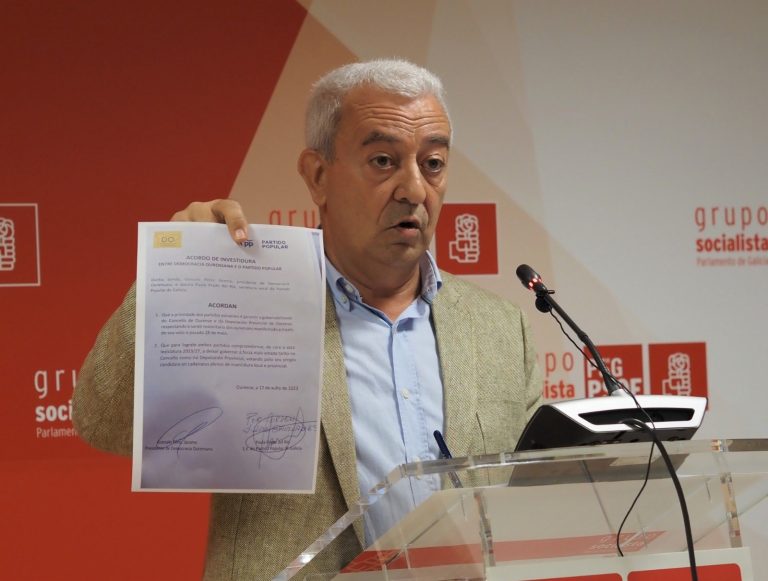 Álvarez dice que el PSdeG hizo «todo lo posible» para propiciar el cambio Ourense, donde «continuará el caciquisimo»