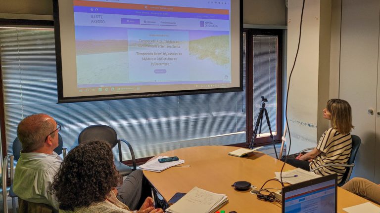 La aplicación web para controlar el acceso al islote Areoso perfila sus últimos detalles