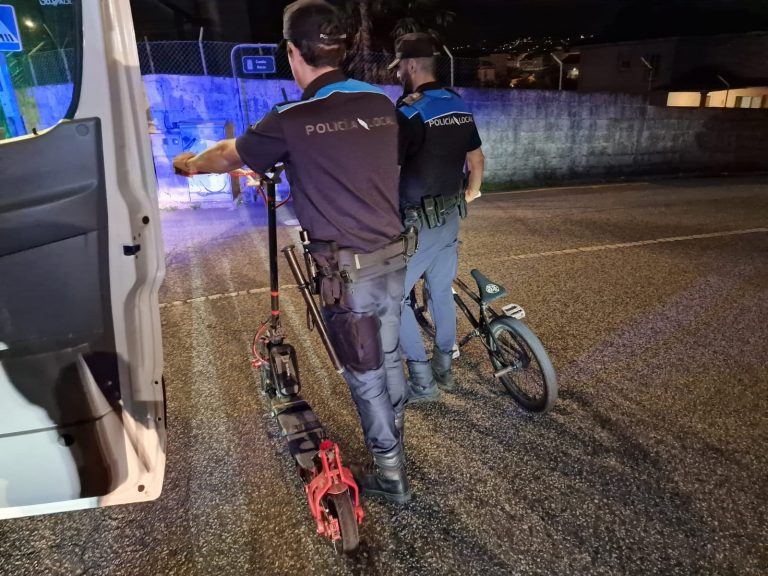 Interceptan en Poio (Pontevedra) a un ciclista y al conductor de un patinete eléctrico que dieron positivo en drogas