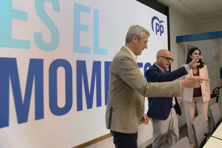 Rueda enfría la posibilidad de un adelanto del Congreso del PP de Ourense: «El presidente sigue siendo Manuel Baltar»