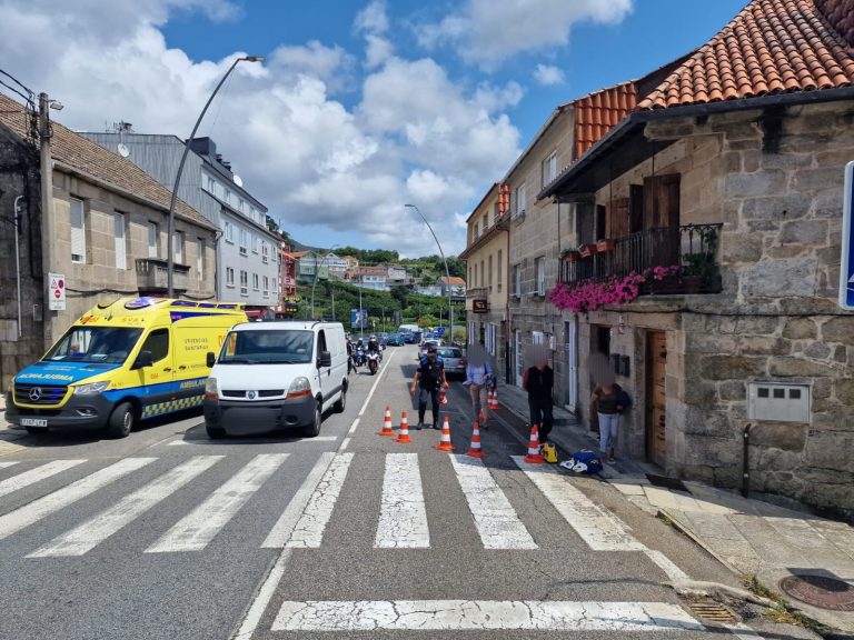 Herida grave una persona que cruzaba por un paso de peatones en Poio (Pontevedra)