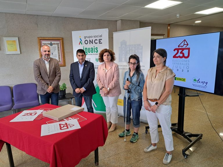 23J.- Casi 100 personas solicitaron en Galicia un kit para invidentes y una pidió intérprete en lengua de signos