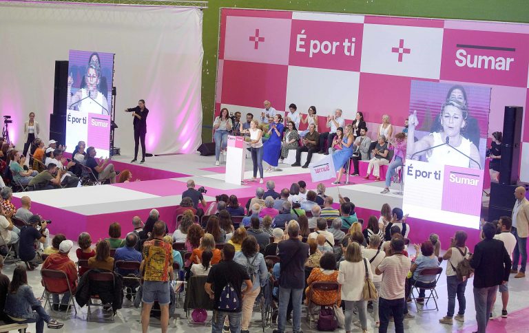 23J.- Sumar Galicia se erige como el voto «decisivo» para un gobierno de coalición progresista y apela a las mujeres