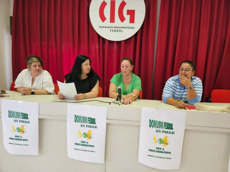 Las trabajadoras de DomusVi Ferrol irán a la huelga tres días para pedir «condiciones laborales y asistenciales dignas»