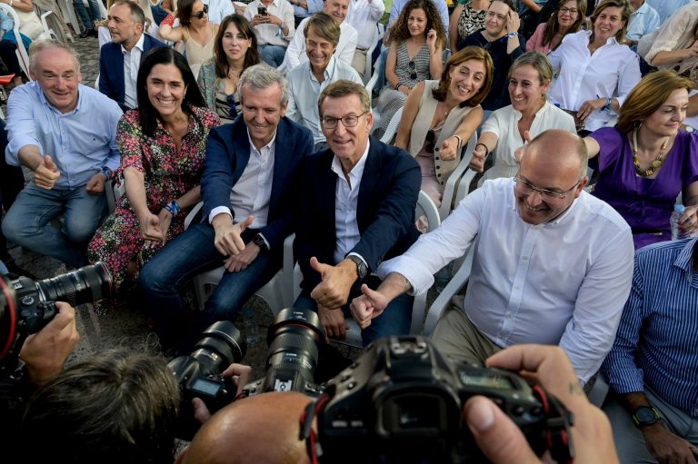 23J.- Rueda proclama que España «agradecerá el ‘sentidiño'» de Feijóo y le promete el «mejor resultado» desde Galicia
