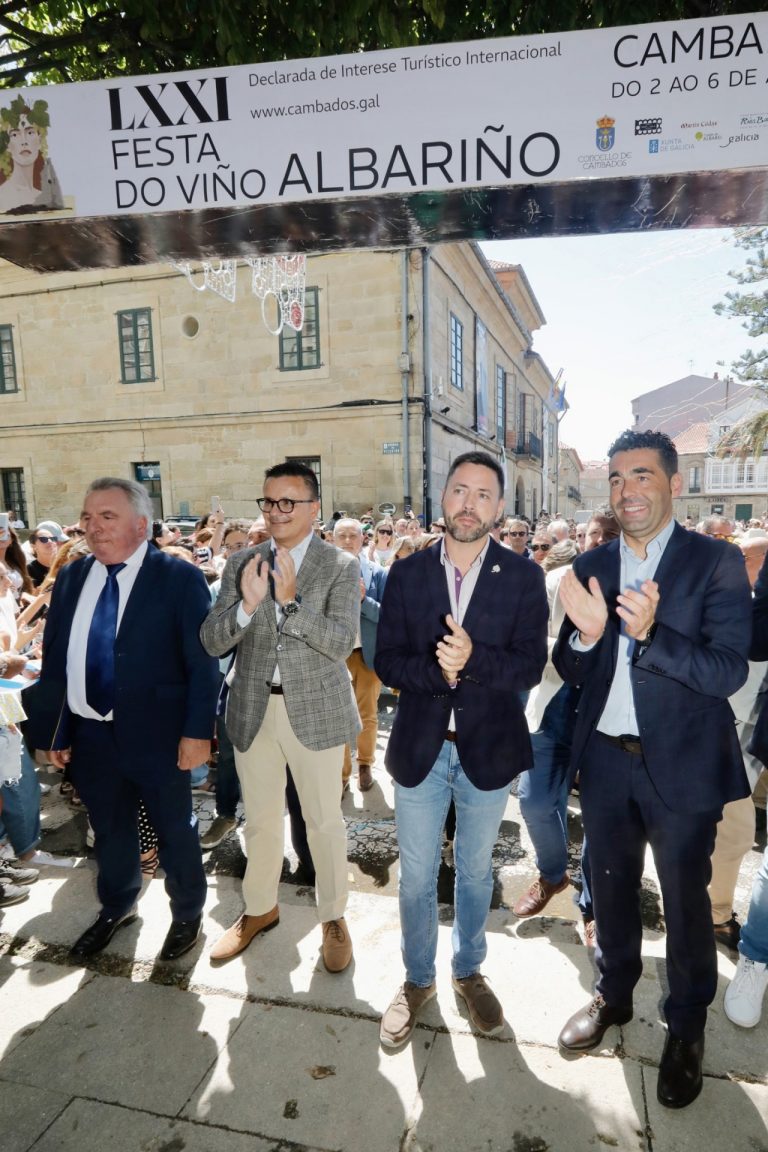 La Xunta reivindica la Festa do Albariño de Cambados, donde se destaca la «calidad y proyección» de los vinos gallegos