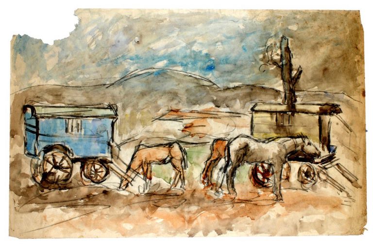 La Fundación Laxeiro expone por primera vez obras de la etapa adolescente del pintor gallego