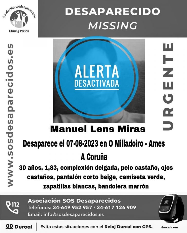 Hallan desorientado al joven de 30 años desaparecido desde el lunes en O Milladoiro, Ames (A Coruña)