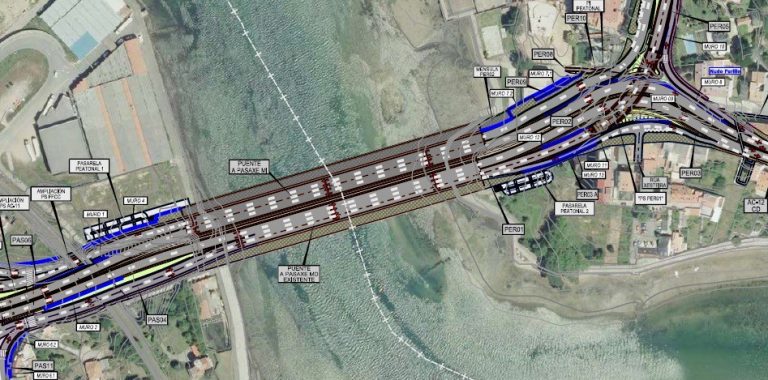 Aprobado el trazado para ampliar y humanizar el puente de A Pasaxe, entre A Coruña y Oleiros, por 31 millones