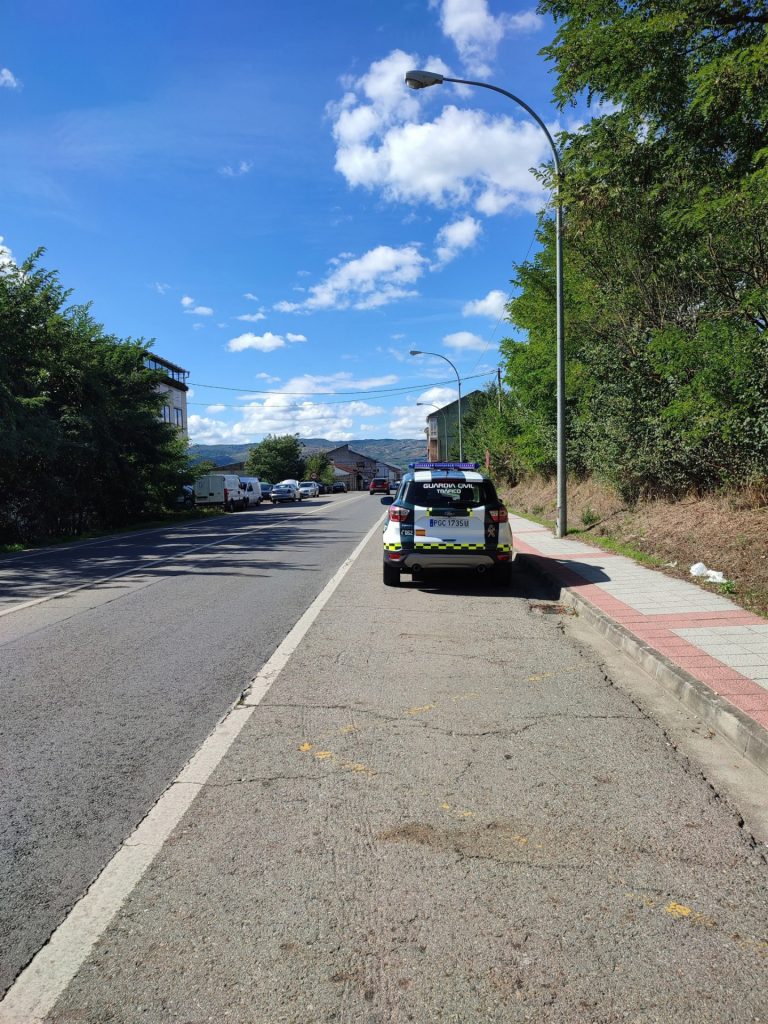 Detectan a un conductor a casi el doble de velocidad de la máxima permitida en Baltar (Ourense)
