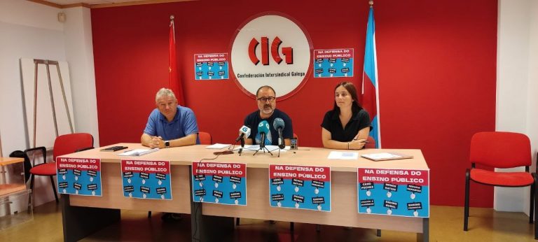 CIG exige negociar en septiembre la reducción de horario lectivo y ratios, y advierte de movilizaciones y una huelga