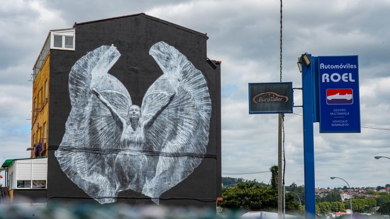 El mural Metaformosis, de Ricardo Romero, nominado como uno de los mejores del mundo por la plataforma Street Art
