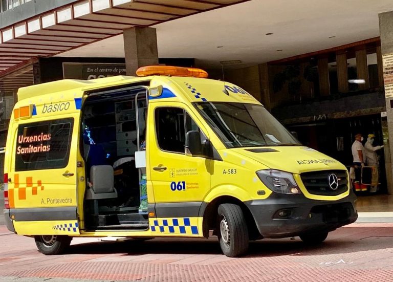 El 061 asistió el fin de semana a 79 personas por 58 accidentes de tráfico en las carreteras gallegas