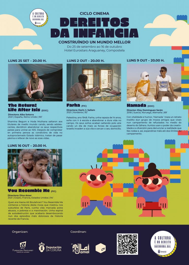 El ciclo ‘Cine y derechos de la infancia. Construyendo un mundo mejor’ comienza el 25 de septiembre en Santiago