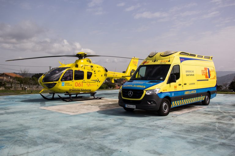 Trasladan en helicóptero medicalizado a una mujer de 38 años por una intoxicación alimentaria en Muxía (A Coruña)