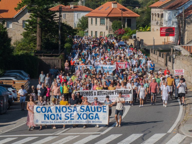 Moaña (Pontevedra) sale a la calle para demandar la vuelta del PAC al centro de salud de la localidad