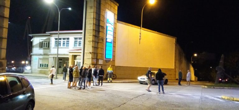 Un piquete impide el acceso a Navantia Ferrol de operarios de las auxiliares Gabadi y Moncina
