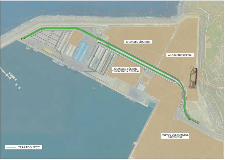 La Autoridad Portuaria de A Coruña licita la red ferroviaria interior del puerto exterior de Punta Langosteira