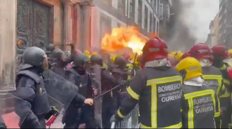 El SUP pedirá personarse en el procedimiento contra detenido por usar un lanzallamas en una protesta en Ourense