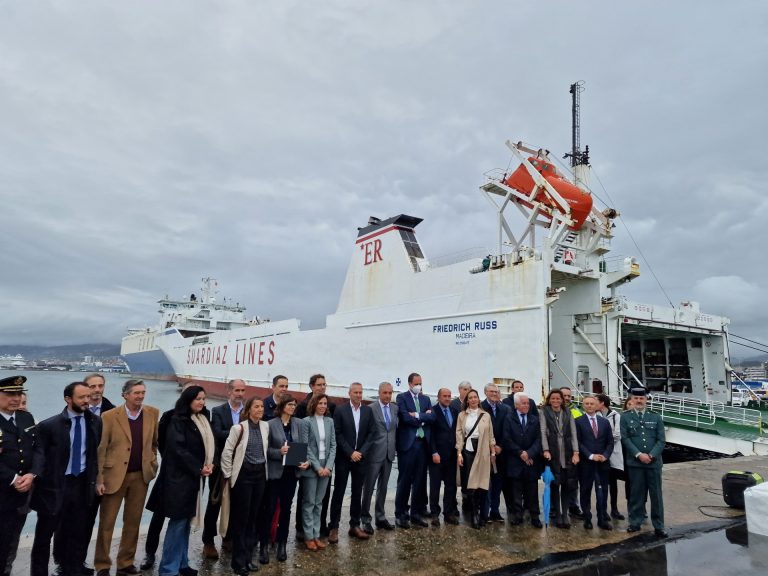 Suardiaz pone en marcha la línea marítima entre Vigo y Liverpool para enviar piezas a la planta británica de Stellantis