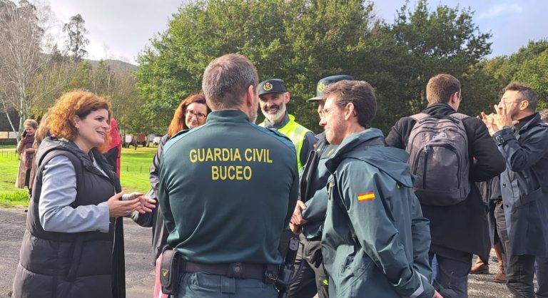 Rural.- Medios españoles y portugueses participan en un simulacro de incendio forestal en A Praíña