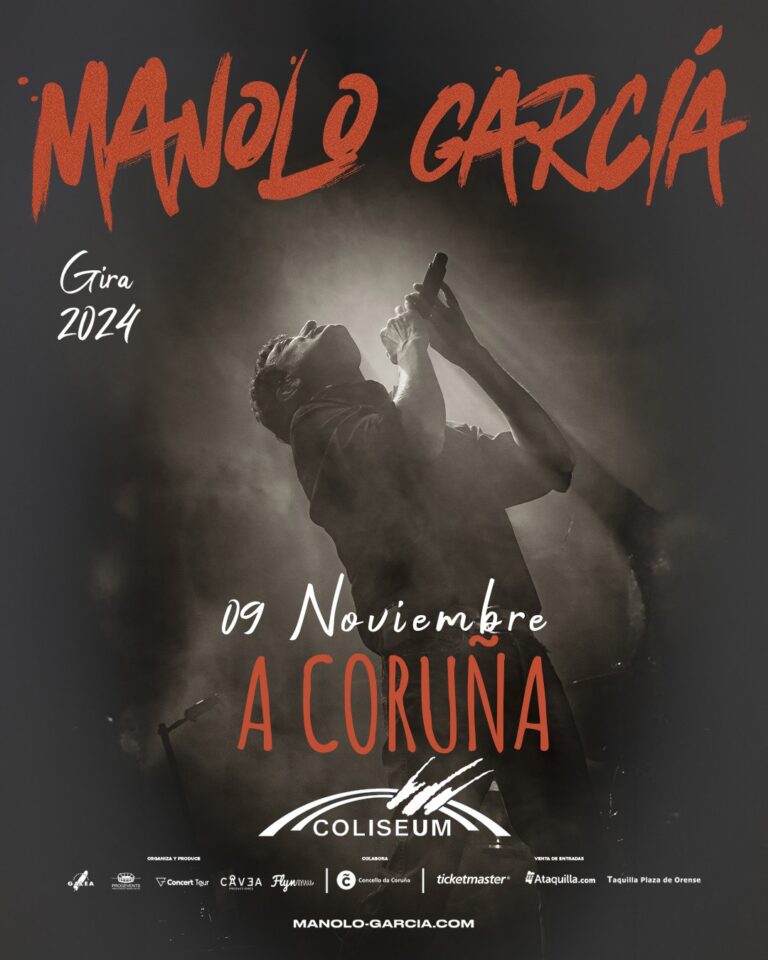Manolo García actuará en noviembre de 2024 en el Coliseum de A Coruña