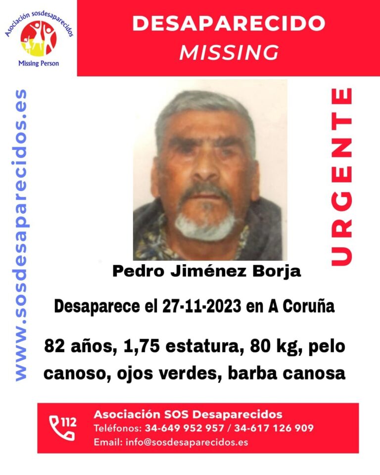 Localizado en Sevilla el hombre de 82 años que faltaba de su domicilio en A Coruña