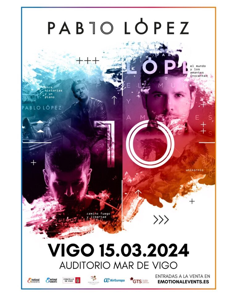 Pablo López celebrará un segundo concierto en Vigo tras vender todos los billetes para la cita del 15 de marzo