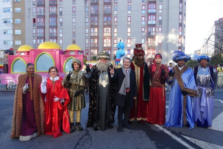 Unos 200 animadores participarán en la Cabalgata de Reyes de Vigo, que contará con casi 500 efectivos para su seguridad