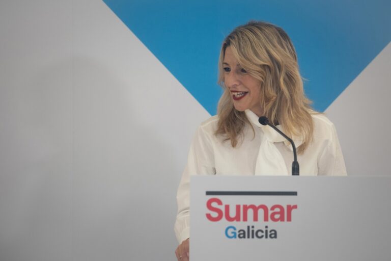 18F.- Díaz está a la espera de que Podemos valide la coalición y confirma que la marca electoral será Sumar Galicia