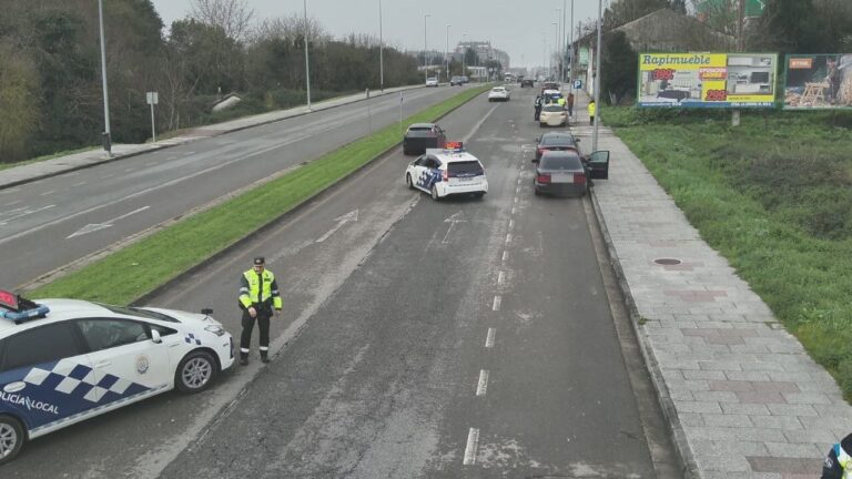 Identificado en Lugo un conductor por conducción temeraria tras huir de la Policía