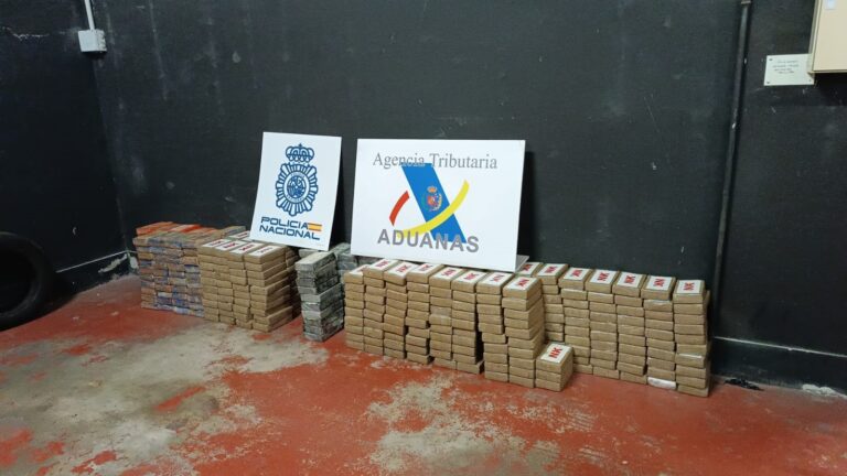 Interceptados en el Puerto de Vigo 500 kilos de cocaína ocultos en el interior de un contenedor