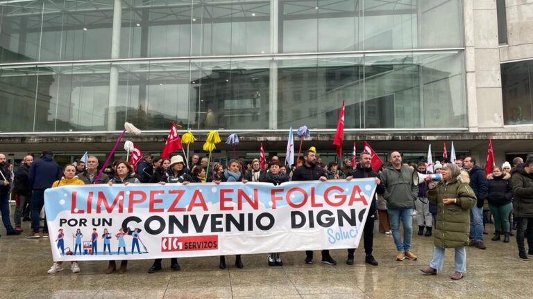 El sector de la limpieza reclama la actualización de sus convenios con movilizaciones en las cuatro provincias gallegas